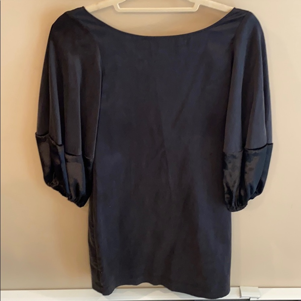 Elizabeth and James Scoop Black Silk Dress Size 0